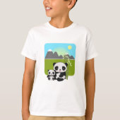 Funny Panda  Tシャツ (正面)