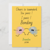 Funny panic bonding coworker custom シーズンカード (正面)