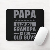 Funny Papa Art For Grandpa From Grandkids Father's マウスパッド (マウス)