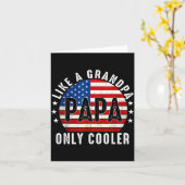 Funny Papa Like A Grandpa Only Cooler From Grandki カード (黄色い花)