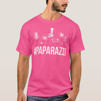 Funny Paparazzi Photographer Photography Camera Lo Tシャツ