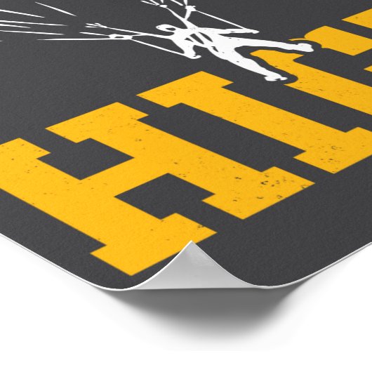 Funny Parachute Quote Skydiver ポスター (角)