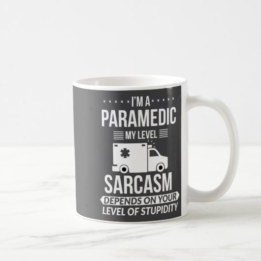 Funny Paramedic Emt Gift  コーヒーマグカップ (右)