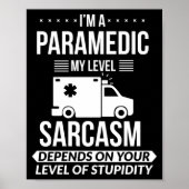 Funny Paramedic Emt Gift  ポスター (正面)