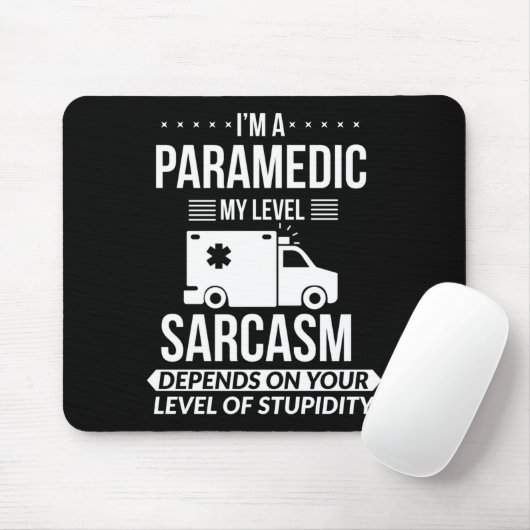 Funny Paramedic Emt Gift  マウスパッド (マウス)