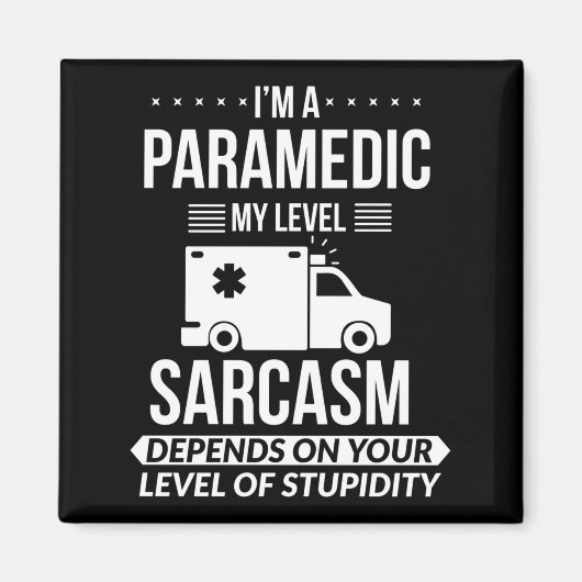 Funny Paramedic Emt Gift  マグネット (正面)