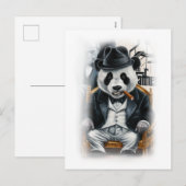 Funny Parody Movie Design on a White シーズンポストカード (正面/裏面)