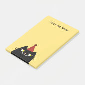 Funny Party Cat Sticky Notes Cute Kawaii ポストイット (アングル)