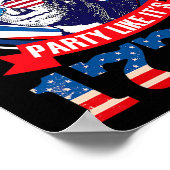 Funny Party Like It Is 1776 4th Of July George Was ポスター (角)
