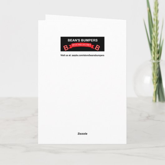 funny Passed the bar exam card カード (裏面)