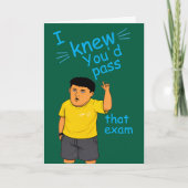 funny Passed the bar exam card カード (正面)