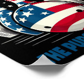 Funny Patriotic Bowlers Freedom Pursuit Of Strikes ポスター (角)