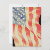 Funny Patriotic Trump Halloween Party 招待状 (裏面)