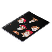 funny patterns christmas yule yuletide Classic T-S ノートブック (左側)