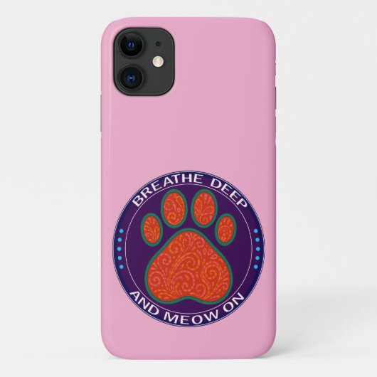 funny paw design Case-Mate iPhoneケース (裏面)