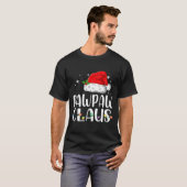 Funny Pawpaw Claus Christmas Pajamas Santa Tシャツ (正面フル)