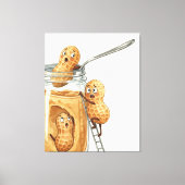 Funny Peanut Butter キャンバスプリント (正面)