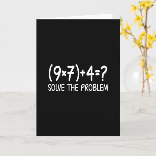Funny Pemdas Elementary Math Teacher Brainrot 67 M カード (黄色い花)