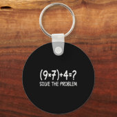 Funny Pemdas Elementary Math Teacher Brainrot 67 M キーホルダー (正面)