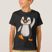 Funny Penguin Apparel S Uni-adults Kids Children B Tシャツ (正面)