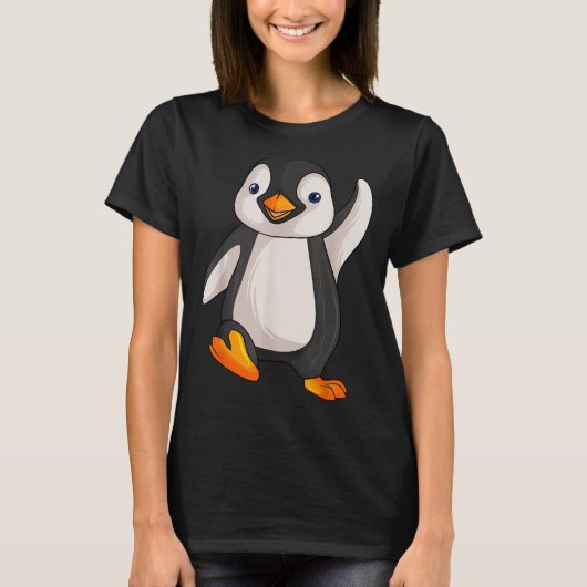 Funny Penguin Apparel S Uni-adults Kids Children B Tシャツ (正面)