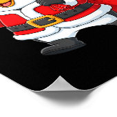 Funny Penguin Christmas Santa Outfit Xmas Boys Gir ポスター (角)