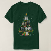Funny Penguin Christmas Tree Loves Penguin Xmas  Tシャツ (デザイン正面)