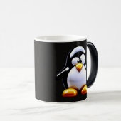 Funny Penguin Coffee モーフィングマグカップ (正面右)