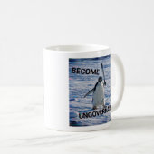 Funny Penguin Meme Coffee Mug – “Become Ungovernab コーヒーマグカップ (正面右)