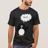 Funny Penguin Rude AF Cute Penguin Tシャツ (正面)