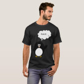 Funny Penguin Rude AF Cute Penguin Tシャツ (正面フル)