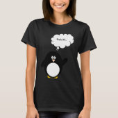 Funny Penguin Rude AF Cute Penguin Tシャツ (正面)