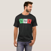 Funny Periodic Table Tacos For Cinco De Mayo Celeb Tシャツ (正面フル)