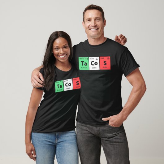 Funny Periodic Table Tacos For Cinco De Mayo Celeb Tシャツ (ユニセックス)