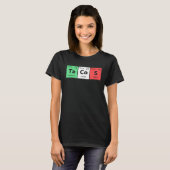 Funny Periodic Table Tacos For Cinco De Mayo Celeb Tシャツ (正面フル)
