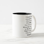 Funny Personalized 70th Birthday  ツートーンマグカップ (正面右)