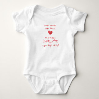 Funny Personalized Baby Gift, Hello Baby  ベビーボディスーツ
