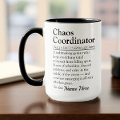 Funny Personalized Chaos Coordinator Appreciation マグカップ