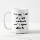 Funny Personalized Coffee Mug – Custom Quote コーヒーマグカップ (左)