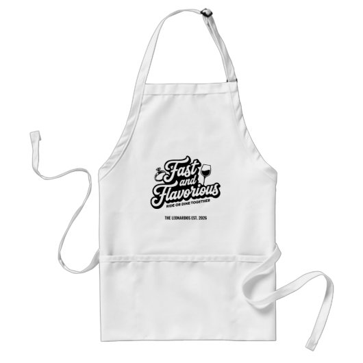 Funny Personalized Couple's Apron スタンダードエプロン (正面)