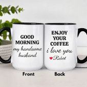 Funny Personalized Enjoy Your Coffee Handsome マグカップ
