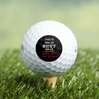 Funny Personalized Lost Ball Message Golf Balls ゴルフボール