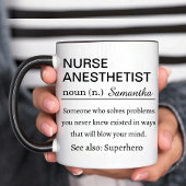 Funny Personalized Nurse Anesthetist Definition マグカップ