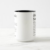 Funny Personalized Orthopedic Surgeon Definition マグカップ (中央)