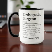 Funny Personalized Orthopedic Surgeon Definition マグカップ