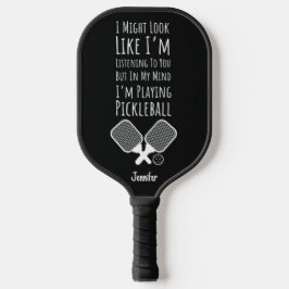 Funny Personalized Pickleball Paddle Player Humor ピックルボールラケット