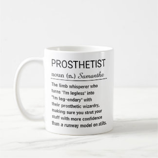 Funny Personalized Prosthetist Definition コーヒーマグカップ