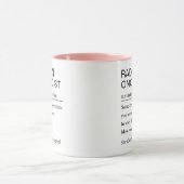 Funny Personalized Radiation Oncologist Definition マグカップ (中央)