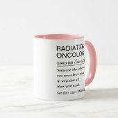 Funny Personalized Radiation Oncologist Definition マグカップ (正面右)