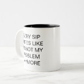 Funny Personalized Retirement ツートーンマグカップ (正面左)